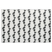 Pelikan auf einem Posten in der Silhouette Stoff (Fat Quarter (45,7 x 55,9 cm))