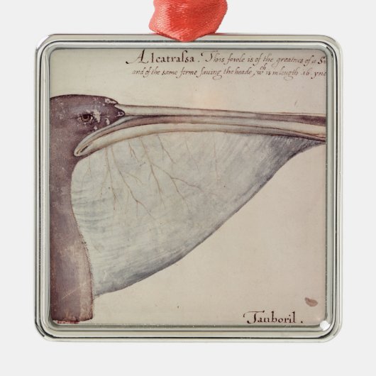 Pelikan, c.1590 silbernes ornament (Vorne)