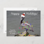 Pelikan, der zum Weihnachten fertig wird (Vorne/Hinten)