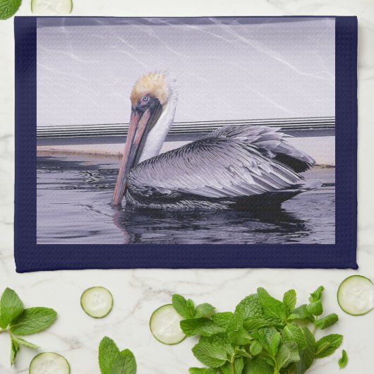 Pelikan-Gleiten Handtuch (Gefaltet)