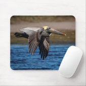 Pelikan im Flug Mousepad (Mit Mouse)