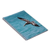 Pelikan im Flug Notizblock (Rechte Seite)