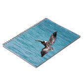Pelikan im Flug Notizblock (Linke Seite)