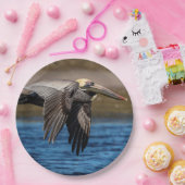 Pelikan im Flug Pappteller (Party)