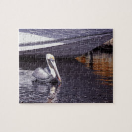 Pelikan im Wasser Puzzle
