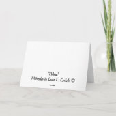 Pelikan Karte (Rückseite)