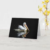 Pelikan Karte (Gelbe Blume)