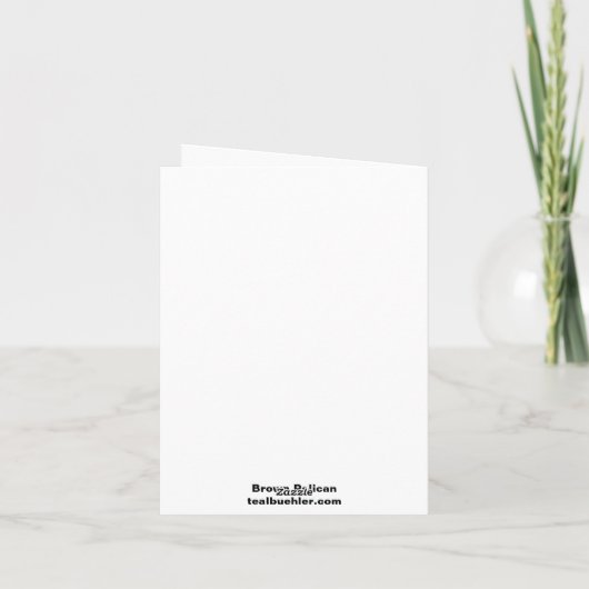 Pelikan Karte (Rückseite)