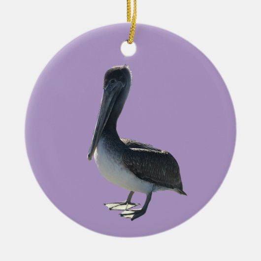 Pelikan Keramik Ornament (Vorne)