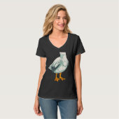 Pelikan-Kostüm T-Shirt (Vorderseite Vollansicht)