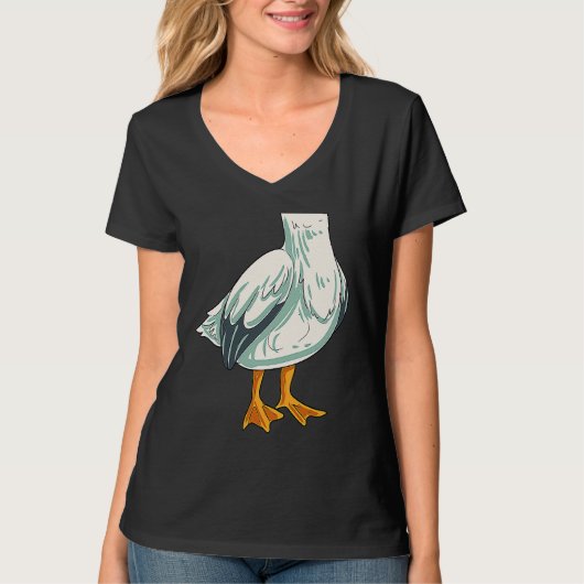 Pelikan-Kostüm T-Shirt (Vorderseite)