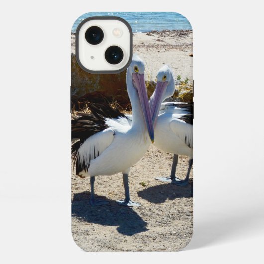 Pelikan Liebe, iPhone 13 Hülle (Rückseite)