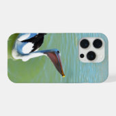 Pelikan liebt Apfelkuchen, iPhone Hülle (Rückseite (Horizontal))