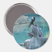 Pelikan Magnet (Vorderseite/Rückseite)