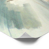 Pelikan mit Attitude Poster (Ecke)