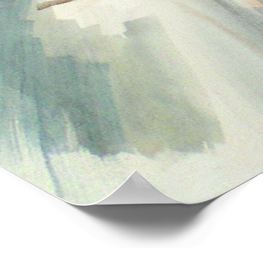 Pelikan mit Attitude Poster (Ecke)