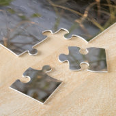 Pelikan mit Winterhut Puzzle (Seite)