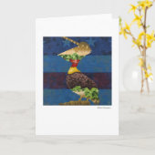 Pelikan-Nation Karte (Gelbe Blume)