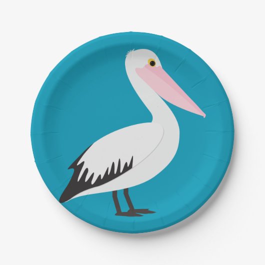 Pelikan Pappteller (Vorderseite)