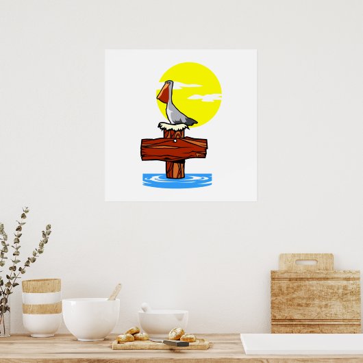 Pelikan Poster (Küche)