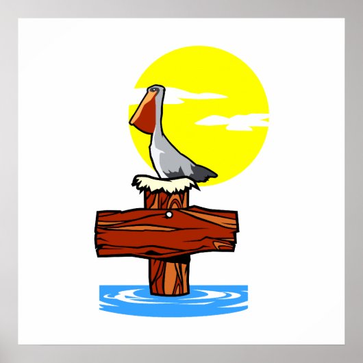 Pelikan Poster (Vorne)