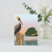 Pelikan Postkarte (Stehend Vorderseite)