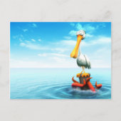 Pelikan Postkarte (Vorderseite)