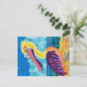 Pelikan Postkarte (Stehend Vorderseite)