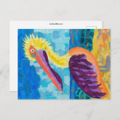 Pelikan Postkarte (Vorne/Hinten)