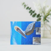 Pelikan Postkarte (Stehend Vorderseite)