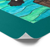 Pelikan Print Poster (Ecke)