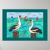 Pelikan Print Poster (Vorne)