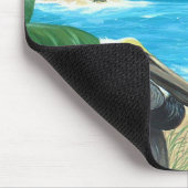 Pelikan-Punkt Mousepad (Ecke)