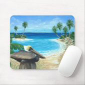 Pelikan-Punkt Mousepad (Mit Mouse)