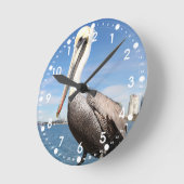 Pelikan Runde Wanduhr (Winkel)