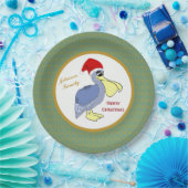 Pelikan-Sankt-Weihnachten Pappteller (Party)