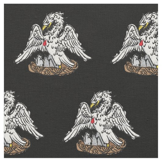 Pelikan Stoff (Nahaufnahme)