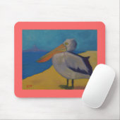 Pelikan-Uhr Mousepad (Mit Mouse)