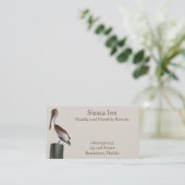 Pelikan und Seemöwe Visitenkarte (Stehend Vorderseite)