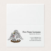 Pelikan Visitenkarten (Außenseite Aufgefaltet)