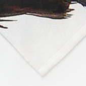 Pelikan-Vogel-Fleece-Decke Fleecedecke (Ecke)