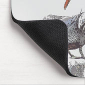 Pelikan-Vogel-Tier-Tiere Mousepad (Ecke)