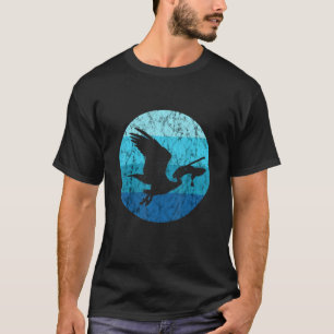 Pelikan Vogel Vintage Retro Fischfang Tropischer B T-Shirt