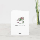 Pelikananmerkungskartenfreier raum karte (Rückseite)