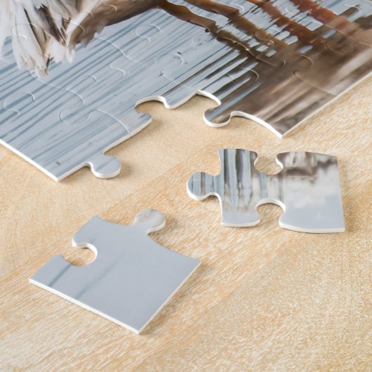 Pelikane am See Puzzle (Seite)