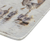 Pelikane auf dem Bayou Cutting Board Schneidebrett (Ecke)