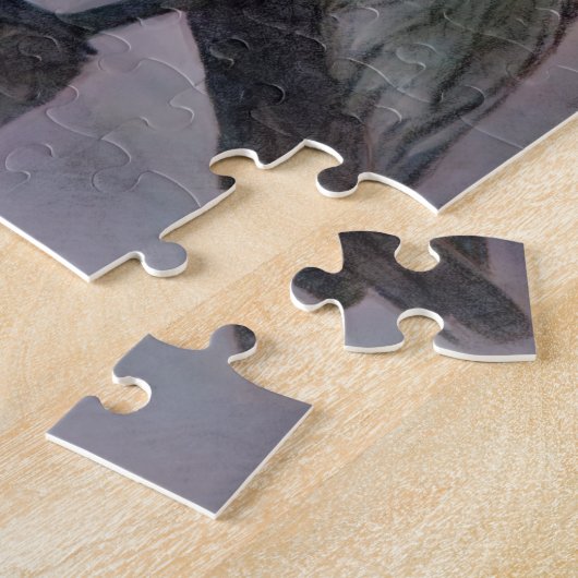 Pelikane bei Sonnenuntergang Puzzle (Seite)