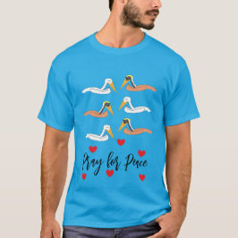 Pelikane beten für Frieden: T-Shirt