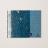 Pelikane, die in Bildung, Costa Rica fliegen Puzzle (Horizontal)