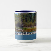 Pelikane Fischerei Murray Australia Tasse (Zentrum)
